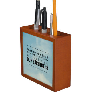 Sometimes We Are Tested Pencil Holder