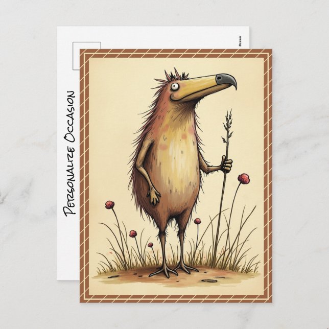 Sometimes You Don't Know Where You'll End Up Trip Holiday Postcard (Front/Back)