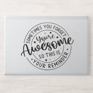 Sometimes You Forget Your Awesome HP Laptop Skin