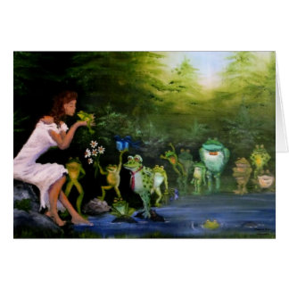"Sometimes you have to kiss a lot of frogs..." Cards
