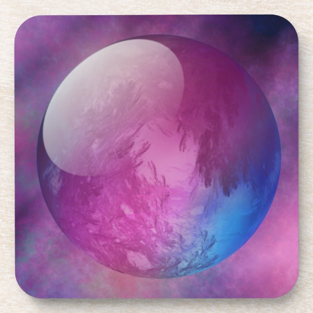 Somewhere in Outer Space Cork Coaster (Front)