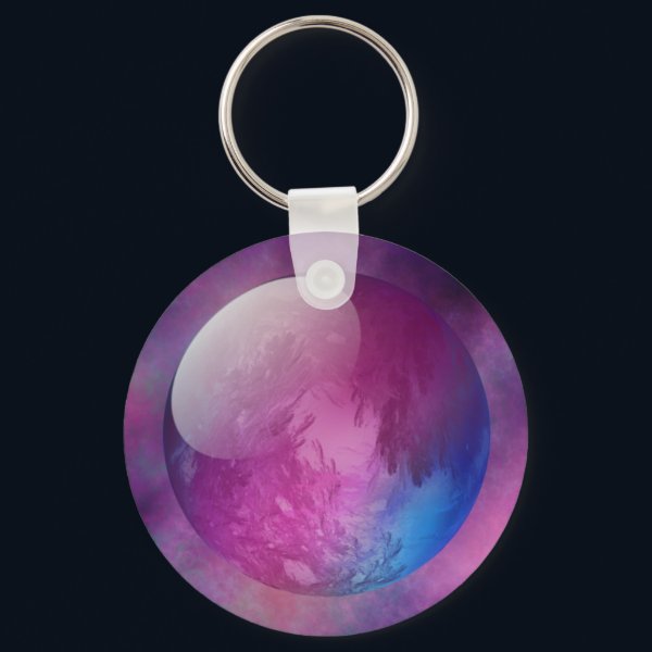 Somewhere in Outer Space Keychain