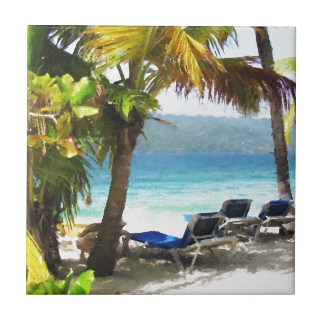 Somewhere in paradise tile (Front)