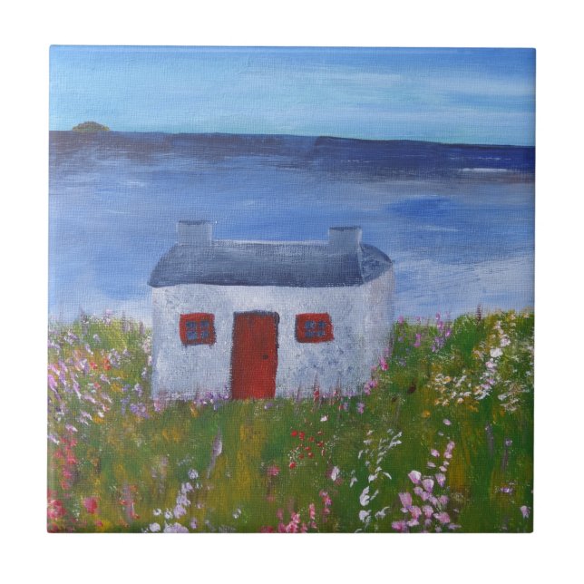 Somewhere in Scotland Ceramic Tile (Front)