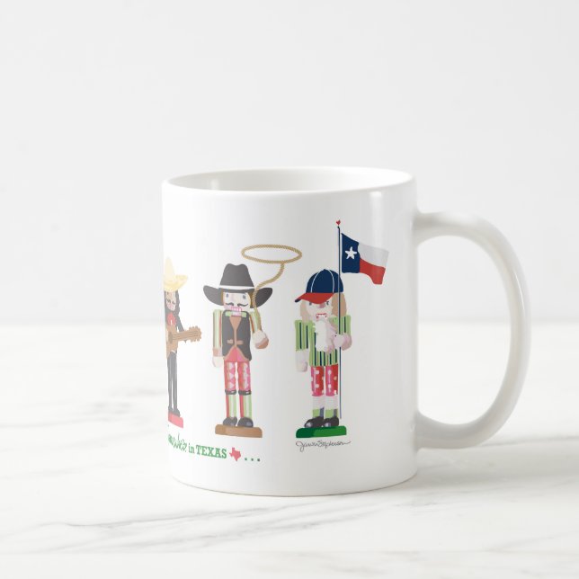 "Somewhere in Texas", Texas Nutcrackers Coffee Mug (Right)