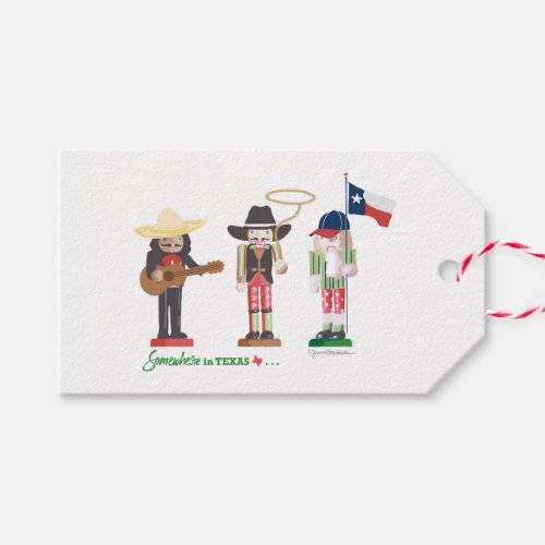 Somewhere in Texas Texas Nutcrackers Gift Tags