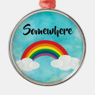 Somewhere Metal Ornament