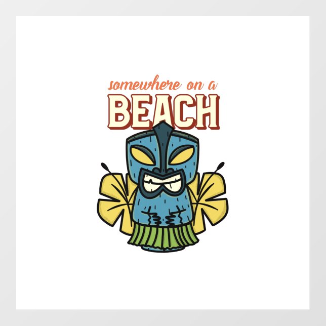 Somewhere On A Beach Floor Decals (Front)