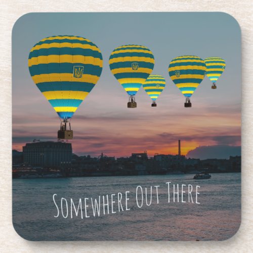 Somewhere Out There Beverage Coaster