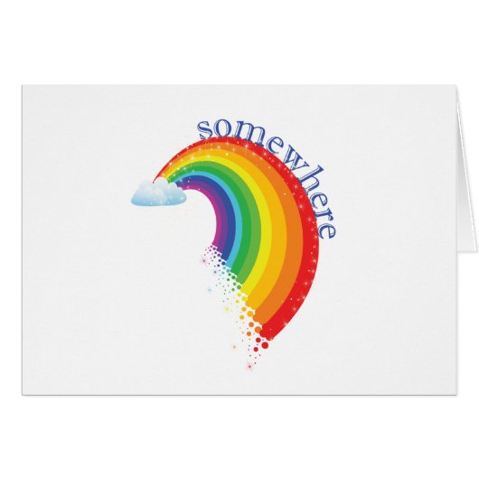 Somewhere Over the Rainbow Cards (Front Horizontal)