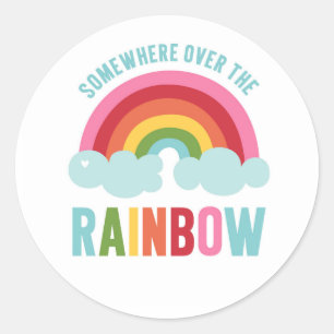 Somewhere Over the Rainbow Sticker