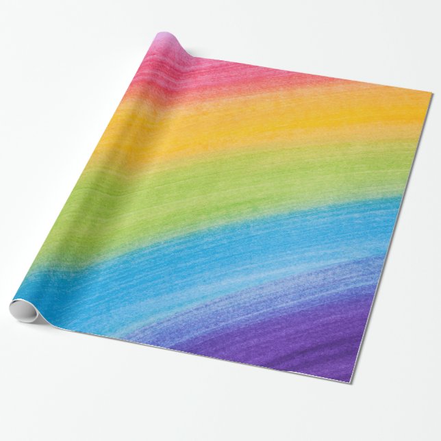 somewhere over the rainbow wrapping paper (Unrolled)