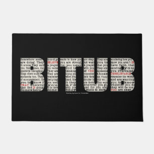 Somewhere Somebody (BITUB) Doormat