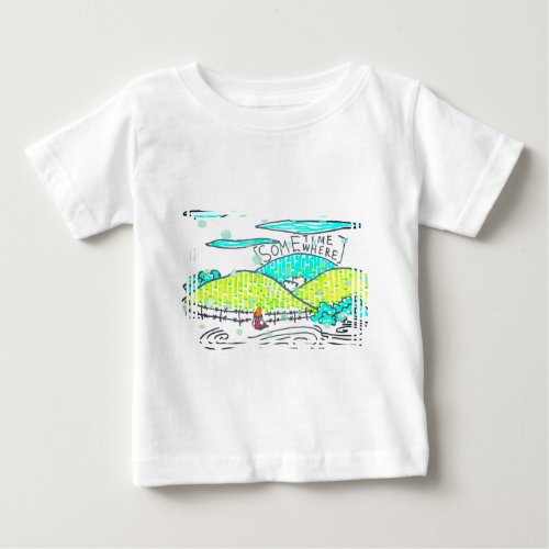 Somewhere  Sometime cartoon about dreams Baby T_Shirt