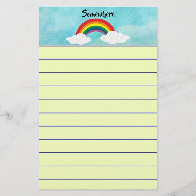 Somewhere Stationery (Front)