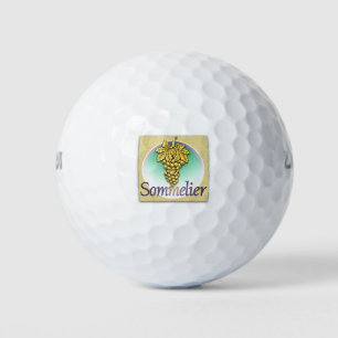 Sommelier Symbol Golf Balls