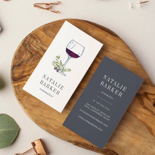 Sommelier Winemaker Wine Industry Business Card