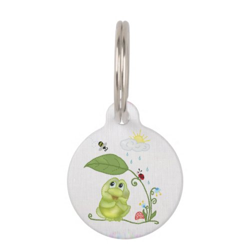 Sommerfrosch  pet ID tag