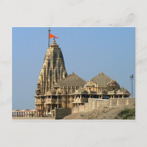 SOMNATH TEMPLE  GUJARAT INDIA POSTCARD