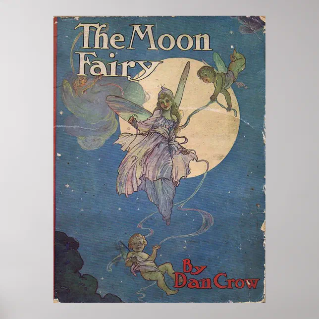 Somnium Books — Dan Crow The Moon Fairy Poster | Zazzle
