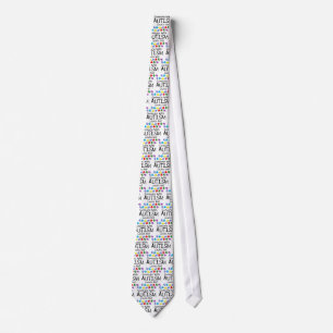Somone With Autism Loves Me (PP) Neck Tie