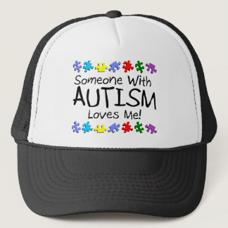 Somone With Autism Loves Me (PP) Trucker Hat