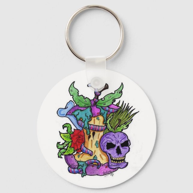 Somwhat Damaged Keychain (Front)