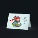 Son 35th Birthday Car Load of Hearts Card<br><div class="desc">Now that your son’s 35th birthday celebration is fast approaching you should better get your hands on a copy of this card that you can give him before or even at the actual celebration of his special day.</div>