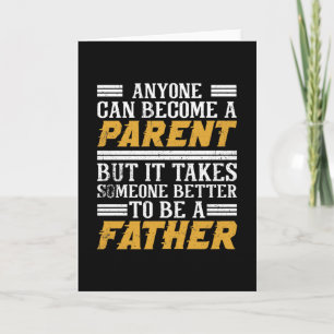 Son and dad's Day Card