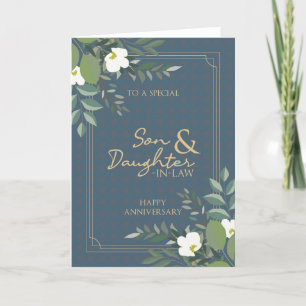 Son and Daughter In Law Anniversary Card