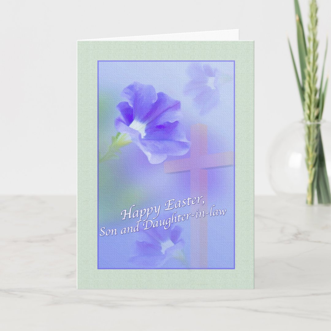 Son and Daughter-in-law's Easter Card | Zazzle