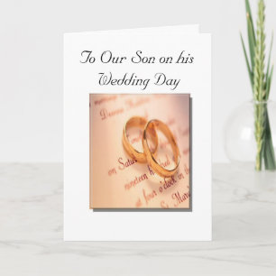 Son and Daughter's Wedding Day Card