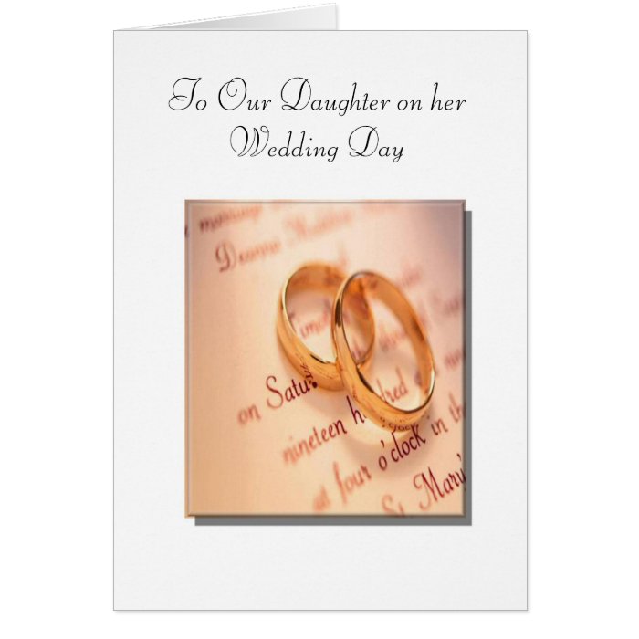 Son and Daughter's Wedding Day Card