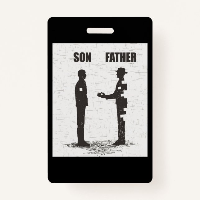Son And Father Badge (Front)