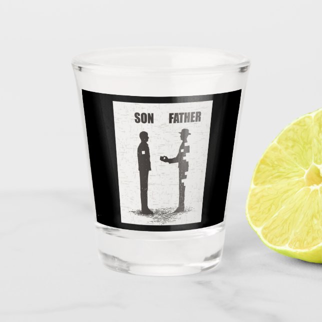 Son And Father Shot Glass (Front)