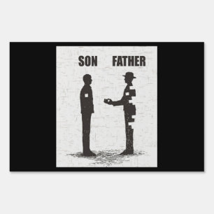 Son And Father Sign