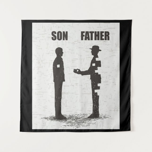 Son And Father Tapestry (Front)