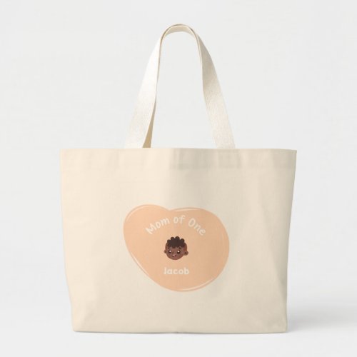 Son and Mom Jumbo Tote Bag