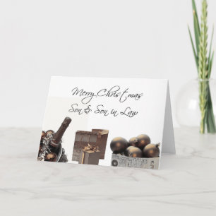 son and son-in-law  Merry Christmas card