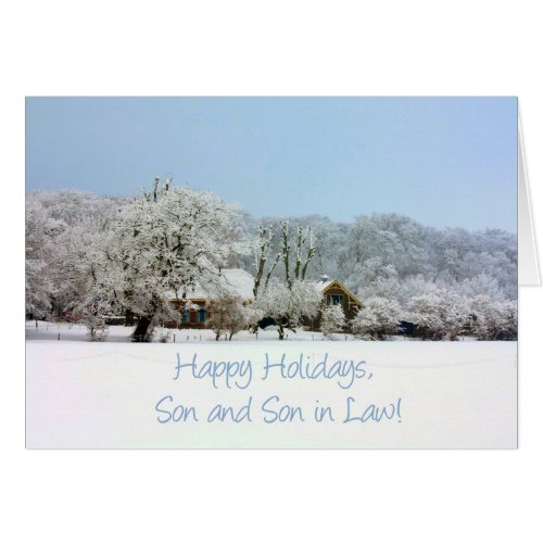 son and son_in_law  Merry Christmas card