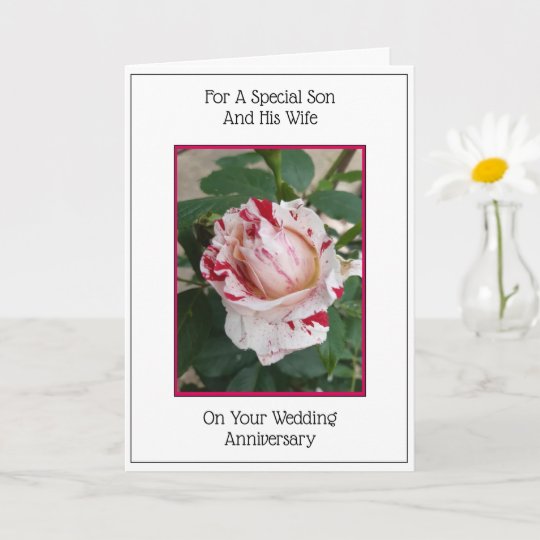 son-and-wife-wedding-anniversary-card-zazzle