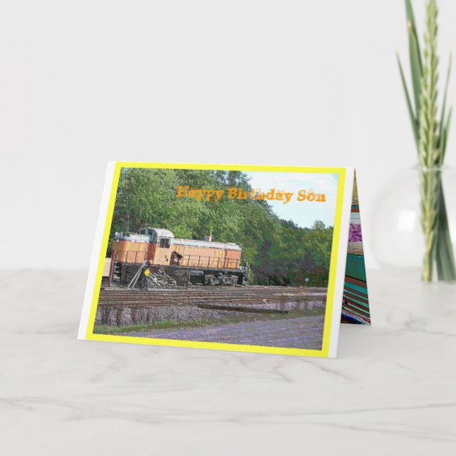 Son Birthday card (Front)