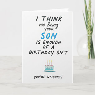 son birthday, happy birthday card