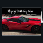 **SON** BIRTHDAY WISHES AND A COOL CAR TOO! CARDS<br><div class="desc">FOR YOUR **SON'S BIRTHDAY** SHOW YOUR LOVE,  YOUR SENSE OF HUMOR AND HOW MUCH "YOU KNOW HIM" BY SENDING HIM A CAR "HE WILL REALLY LIKE" FOR SURE!!!!!</div>