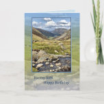 Son Birthday with a Mountain Landscape Card<br><div class="desc">A beautiful landscape to wish your son a happy birthday. A view of the English Lake district.</div>