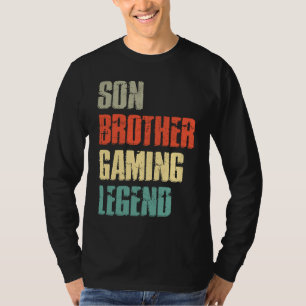 Son Brother Gamer Legend For Teenage Boys 2023 Gam T-Shirt