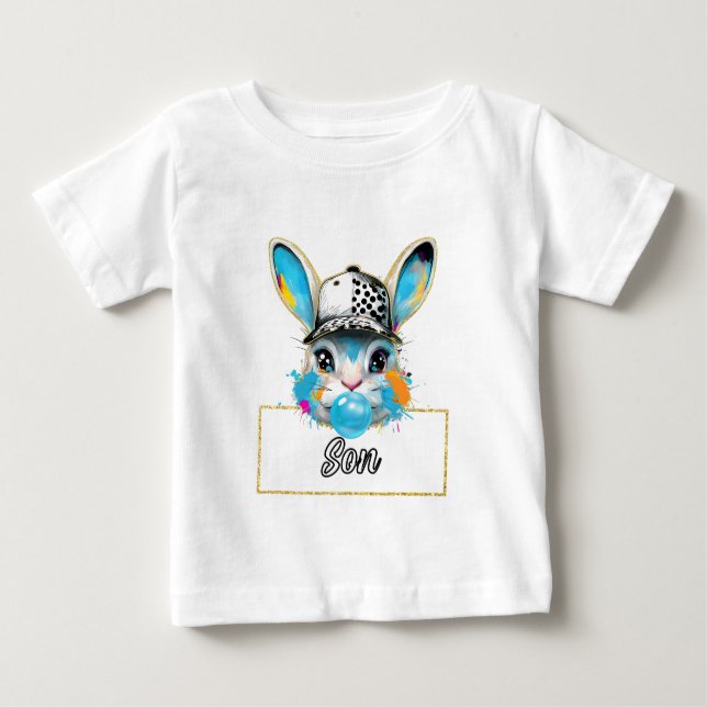 Son Bubble Easter Bunny T-Shirt (Front)