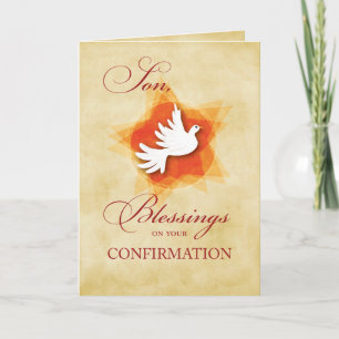 Son, Confirmation Congratulations Blessings Card