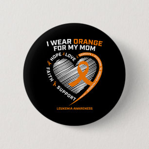 Son Daughter Gifts Leukemia Awareness  Mom Leukemi Button