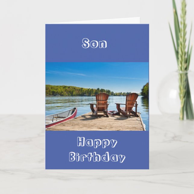 **SON** ENJOY YOUR BIRTHDAY CARD (Front)
